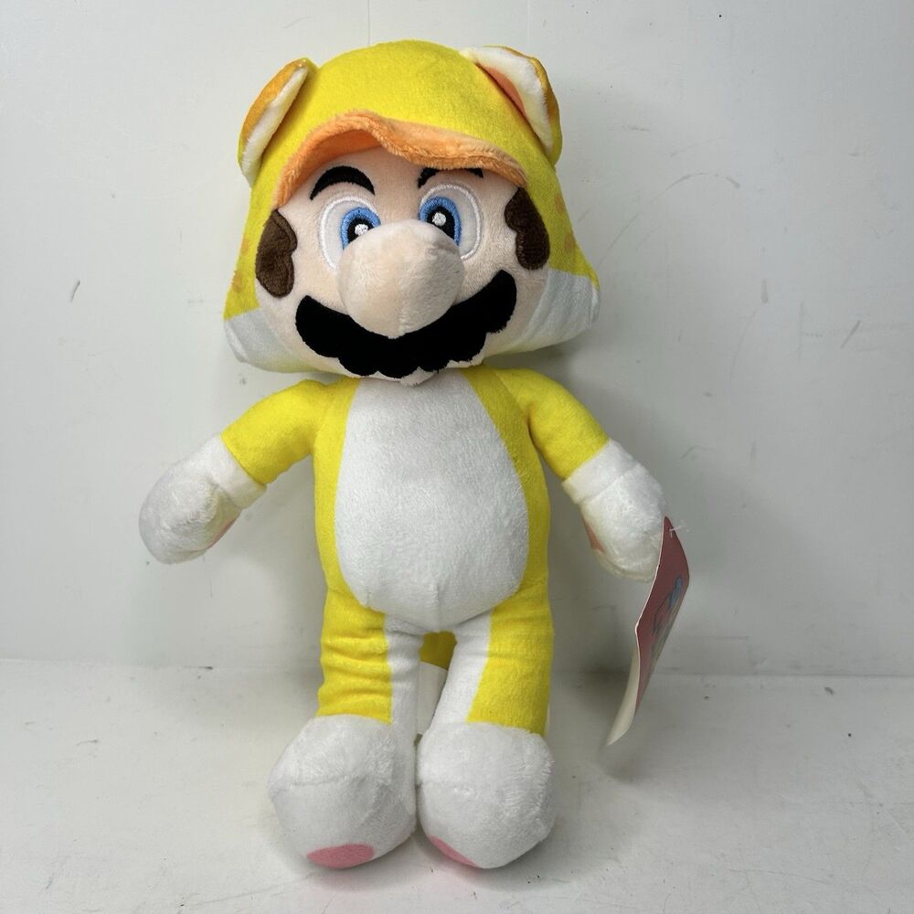 Nintendo Super Mario 3D Luigi Fox Land Kitsume Tanoki 9" Plush Toy 2013